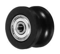 Hemobllo Rodillo de Polea Ranura U Rueda para Puerta Corrediza Rueda Ranurada Polea de Rodillo Deslizante para Ventanas y Armarios Material Resistente Estándar