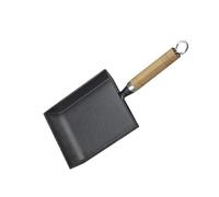 Hemobllo Sartén Cuadrada de Hierro Fundido sin Revestimiento para Tortillas Tamagoyaki Antiadherente Natural para Freír Huevos Bistec y Verduras Cocina Saludable y Versátil