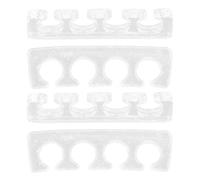 Hemobllo Separadores de Dedos de Gel 2 Pares para Pedicura y Manicura, Silicona Suave, Reutilizables, Tamaño Estándar, Perfectos para Tratamientos Profesionales y Personales