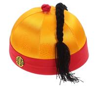 Hemobllo Sombrero Chino De Cosplay Para Niño Niña Accesorio Tradicional Con Estilo Para Representaciones Culturales y Festividades Diseño Detallado y Resistente Talla
