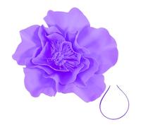 Hemobllo Sombrero Fascinador de Flores Grandes para Mujer, Diadema Floral Eva Morada Ligera y Cómoda, Tocado Vintage Años 20 Adecuado para Bodas, Fiestas de Té y Eventos al Aire Libre