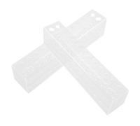 Hemobllo Soporte Acrílico para Bolígrafo y Crayones 2 Piezas Organizador de Escritorio Portalápices Transparente Estante para Artículos de Papelería Diseño Resistente y Estable
