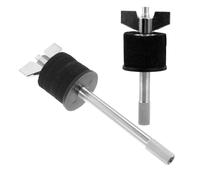 Hemobllo Soporte Apilador De Platillos Para Batería 2 Piezas Negro Fieltro, Apilador De Montaje Elevado Para Platillos Hi-hat Duradero y Accesorio Flexible Para Percusión