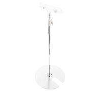 Hemobllo Soporte de Carteles Inoxidable Ajustable para Publicidad Exhibidor de Mesa T para Anuncios Soporte Publicitario Portátil y Fácil de Instalar