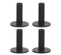Hemobllo Soporte de Golf Portátil 4 Piezas Alta Elasticidad de Goma Negro y en Bola de Golf Alfombrillas de Práctica y Simuladores