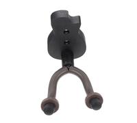 Hemobllo Soporte De Guitarra De Pared Con Acabado Tipo Ébano Montaje Fácil Con Tornillos Para Acústicas Eléctricas Bajos y Ukeleles Estante Colgante Resistente y Ahorro De Espacio