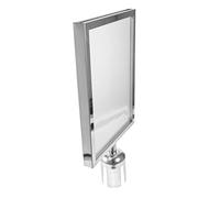 Hemobllo Soporte de Letreros Retráctil Vertical para Control de Multitudes Barrera de Pasillo de Inoxidable para Señalización Aeropuertos y Oficinas Diseño Práctico y Duradero