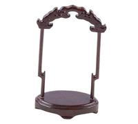 Hemobllo Soporte de Madera para Collares y Pulseras Pequeño Doble Dragon Gate Exhibidor de Joyería para Colgantes y Collares Organizador para Uso Hogar o Tienda