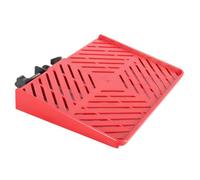 Hemobllo Soporte De Micrófono Con Bandeja Clip Multifuncional Para Tarjeta De Sonido, Ideal Para Transmisión En Vivo y Actividades Al Aire Libre, Diseño Estable y Seguro, Color Rojo Plástico