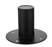 Hemobllo Soporte de montaje para altavoz de hierro 10.70X10.70X8.00Cm Base estable reemplazo para altavoz accesorio profesional para escenario conferencia y presentación