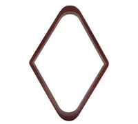 Hemobllo Soporte de Triángulo de Madera Maciza para Bola de Billar Marco Pulido con Protección de Bordes Compatible con Mesa de Billar Hogar Salas Bares
