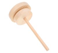 Hemobllo Soporte Giratorio para Ovillos de Hilo de Madera Estante Portátil para Almacenamiento de Costura Bastidor Pequeño para Bordar y Tejer Herramienta Práctica para Manualidades