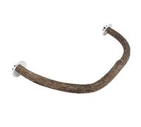 Hemobllo Soporte Natural para con Diseño Resistente y Mordeduras Juguete de Entrenamiento para Aves Pequeñas Plataforma para Voladera y Percha para Equilibrio y Color Aleatorio