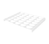 Hemobllo Soporte Organizador de de Café Acrílico Transparente Cocina y Cafetería Estante Multi Grid de Compartimentos Almacenamiento de Espresso y Otros Accesorios de Café