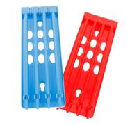 Hemobllo Soporte para Anillas De Colgable, Organizador Práctico De Anillas para Patas De Aves De Corral, Diseño Compacto, Resistente y Espacioso para Mensajera