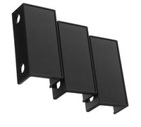 Hemobllo Soporte para Portátil Ahorro de Espacio, Resistente al Desgaste, Debajo del Escritorio Estante para Tabletas, Plástico, Negro, Instalación bajo Mesa, Almacenamiento de Portátil