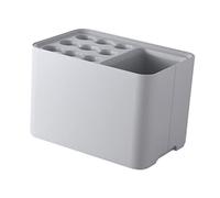 Hemobllo Soporte Paraguero de Pared Desmontable para Entrada con Estante Organizador y Diseño para Drenaje Fácil Instalación sin Taladro para Hogar y Oficina Color Gris