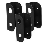 Hemobllo Soporte Protección contra Humedad de Pared de Acero al Carbono para Báscula Digital Negro Ranura Personalizada y Cocina o Armario