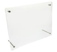 Hemobllo Soporte Transparente para Dinero Acrílico Expositor de Billetes D Tipo Material Resistente y Claro Tamaño Mediano Adecuado para Exhibición y Organización en Oficina 1 Unidad