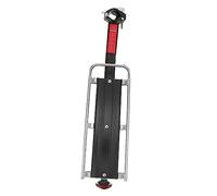 Hemobllo Soporte Trasero de Aleación de Aluminio para Bicicletas Portabicis y Resistente Compatible Mayoría de Bicicletas para Equipaje y Mochilas Instalación y Transporte