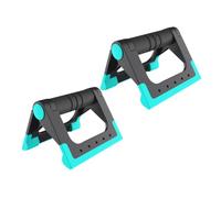 Hemobllo Soportes para Flexiones Antideslizantes de Inoxidable Barras de Fitness para Gimnasio Casa Equipo de Entrenamiento Resistente y Duradero con Base Protectora Tpr de Azul
