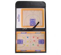 Hemobllo Tablero de Baloncesto Magnético Pizarra White de Baloncesto Tríptico Plegable de PU, Colorido, Fácil de Guardar y Transportar, para Entrenamiento de Basketball y Entrenadores
