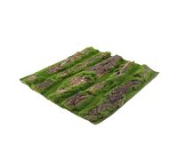 Hemobllo Tablero de Corteza Decorativa Simulada para Terrarios y Acuarios, Material de Imitación Natural, Tamaño 30x30 Cm, Decoración para Reptiles y Tortugas, Adecuado para Hábitats de Mascotas