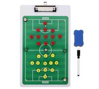 Hemobllo Tablero de Fútbol Magnético para Entrenamiento Pizarra Portátil de PVC Resistente al Agua Tamaño Compacto y Ligero Accesorio para Análisis y Estrategia Partidos Color Aleatorio