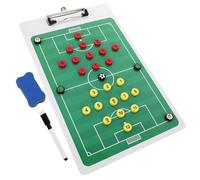 Hemobllo Tablero Táctico Magnético de Fútbol 1 Unidad, Material Pvc Resistente, Formato Impreso Claro, Accesorio para Entrenamiento y Partidos de Fútbol, Kit para Color Aleatorio
