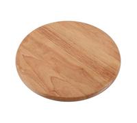 Hemobllo Taburete Redondo de Madera Maciza para Baño Cubierta Pequeña y Resistente para Asiento de Taburete Reemplazo Compacto para Sillas de Bar Hogar Cafeterías y Restaurantes