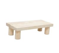 Hemobllo Taburete Simple De Madera Maciza Pequeño, Reposapiés Antideslizante para Niños, Uso Doméstico y Exterior, Ligero y Portátil, Adecuado para Sentarse y Elevar Pies Cocina o Sala