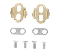 Hemobllo Tacos de Pedal para Bicicleta Mini Camping Accesorios de Pedal de Ciclismo Autolock Color Dorado Compatible Mayoría de Zapatillas de Ciclismo