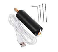 Hemobllo Taladro Eléctrico Portátil USB Mini Herramienta Rotativa Pequeña para Bricolaje Perforadora Manual para Joyería y Proyectos Creativos