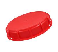 Hemobllo Tapa Ibc de Plástico Abs Reutilizable para Tonel de 1000 L, Tapa del Contenedor Ibc Roja que Previene Fugas para Uso Industrial y Almacenamiento Seguro
