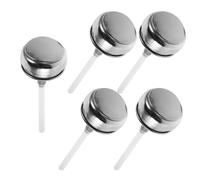 Hemobllo Tapas para Dispensador de Alcohol 5 Unidades Válvula de Presión de Aluminio y Acero Inoxidable Repuesto para Botellas Bomba Cierre Hermético para Uso Doméstico y Profesional