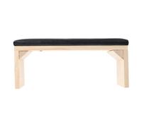 Hemobllo Tapete de Manicura de Madera y Cuero Negro, Cojín de Muñeca Práctico para Uso Personal y Entrenamiento de Uñas, Protege la Mesa y Soporta Lámpara y Limpiador