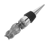 Hemobllo Tapón de Botella de Vino con Diseño de Búho Creativo Sello al Vacío para Conservar Frescura y Evitar Fugas Hecho de Aleación de Zinc y Aluminio para Regalos de Boda y Eventos