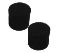 Hemobllo Tapones de Esponja para Altavoces y Subwoofers, Bloqueador de Puerto de Graves, Control de Flujo de Aire, Compatibles Coche y Hogar, Paquete de 2 Unidades Negras