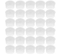 Hemobllo Tapones de Plástico Interior Hermético para Botellas de Cosméticos 24 MM Orificio 100 Unidades a Prueba de Fugas para Loción y Viaje Tapón Antiderrames Portátil