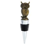 Hemobllo Tapones Decorativos para Botellas de Vino Forma Original de Búho en Aleación de Zinc, Fácil Limpieza, Perfectos para Fiestas y Conservación de Bebidas