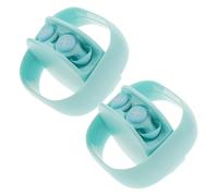 Hemobllo Tapones Oídos Aislamiento Acústico De Silicona Ultrasuave, 2 Juegos 4 Piezas, Reducción De Ruido Eficaz, Reutilizables, Para Dormir, Estudiar y Viajar, Diseño Ergonómico, Color Azul