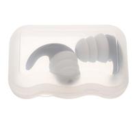Hemobllo Tapones Oídos de Silicona Impermeables, Aislamiento Acústico Triple Capa, Talla L Grande, para Dormir, Conciertos y Protección Auditiva, 1 Par Negro