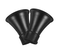 Hemobllo Tapones para Barras de Cortina de Hierro 28 Mm Negro, Remates Decorativos para Extremos de Varillas, 2 Piezas, Accesorios para Cortinas en Ventanas Pequeñas