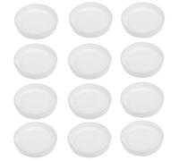 Hemobllo Tapones Plásticos Redondos Blancos para Tubos de Papel Kraft 60 MM 20 Unidades Tapas Protectoras para Extremos de Tubos de Envío Accesorios Prácticos para Embalaje Industrial