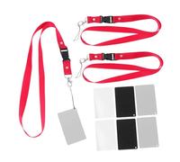 Hemobllo Tarjeta De Exposición Fotográfica con Cordón De Cuello 3 Colores () Calibrador De Cámara DSLR Resistente a Arañazos y Agua