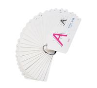 Hemobllo Tarjetas de Aprendizaje de Letras Abc para 26 Tarjetas de Ortografía Inglés Tamaño Portátil 102 X 74 CM Material Duradero Seguro para Educación Infantil