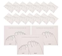 Hemobllo Tarjetas de Exhibición de Uñas Transparentes para Diseño Profesional Papel Resistente, 15 Piezas para Mostrar Colores y Uñas Transparentes en Manicura y Pedicura