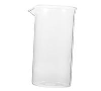 Hemobllo Taza de Repuesto para Prensa Francesa de Vidrio Jarra para Café Frío Elaboración de Café y Diseño de Vertido y Reutilizable para Uso Diario y Entretenimiento