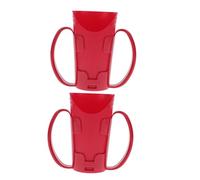 Hemobllo Taza para Beber Estable de Plástico Apertura Angular, 2 Piezas para Personas Mayores Disfagia, Uso en Cuidados de Enfermería y Entrenamiento de Pacientes
