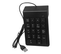 Hemobllo Teclado Numérico USB De 19 Teclas para Portátil y Finanzas, Compacto y Duradero, Conexión Estable, Teclado Numérico para Profesionales Bancarios, Color Negro